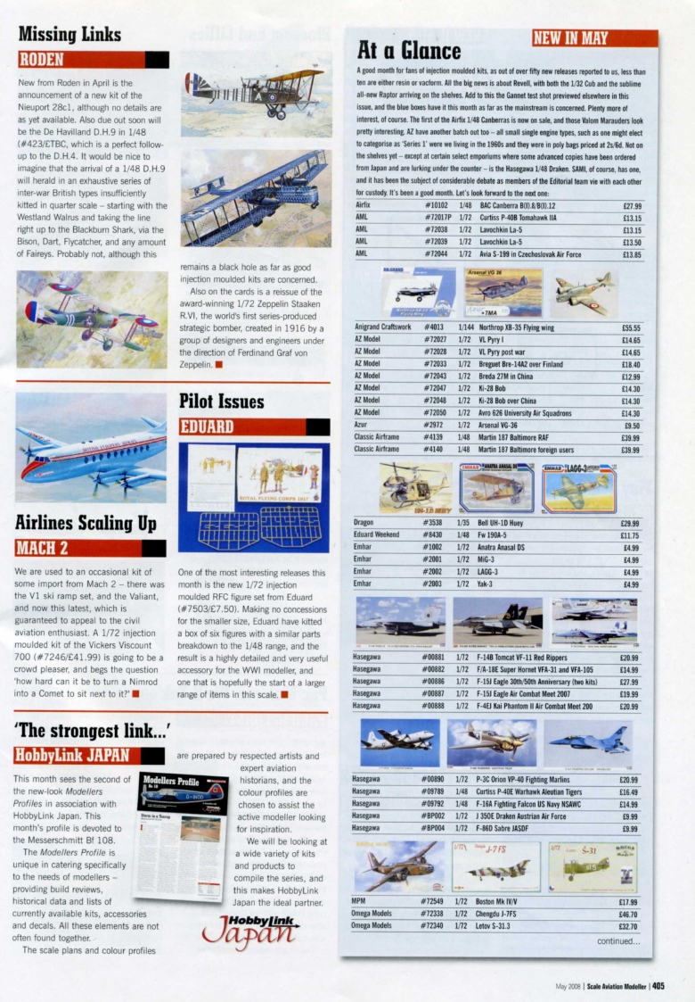 Scale Aviation Modeller International 2008-05